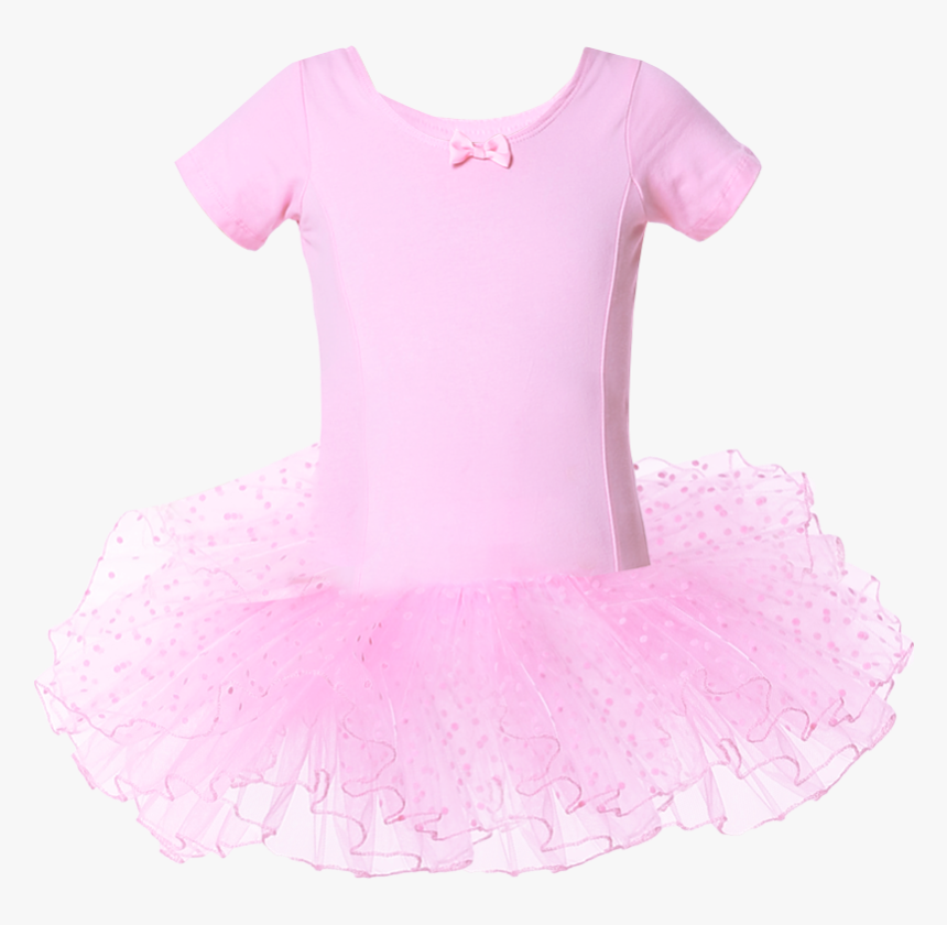 Children Ballet Dance Tutu Kids Gymnastics Tulle Skirted - Girl, HD Png Download