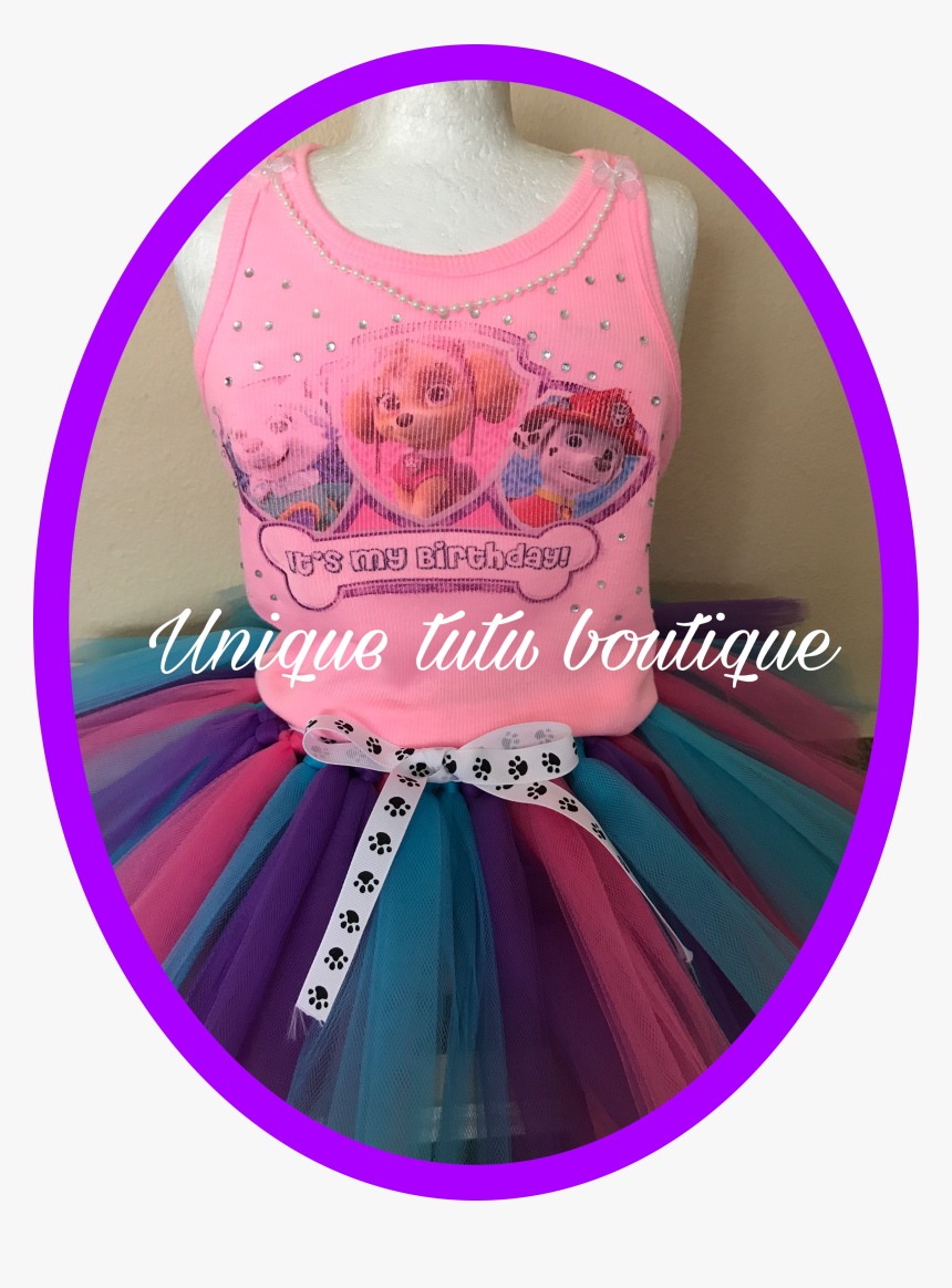 Paw Patrol Tutu - Pattern, HD Png Download