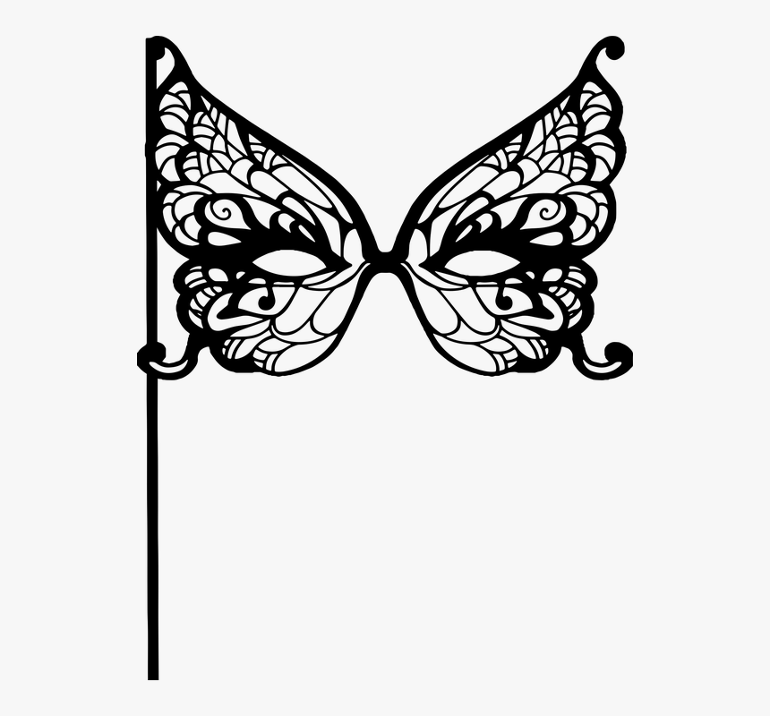 Butterfly Wings Masquerade Mask, HD Png Download