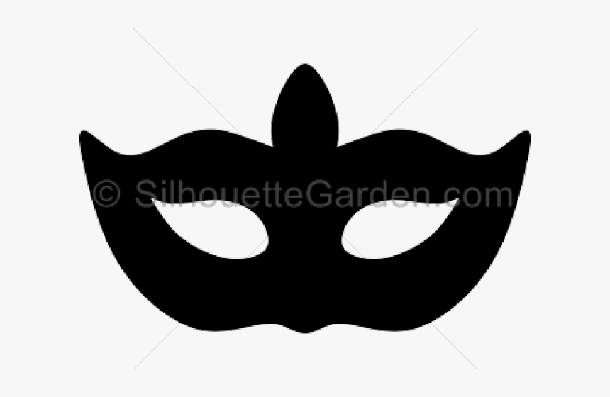 Masquerade Clipart File - Masquerade Mask Outline Silhouette, HD Png Download