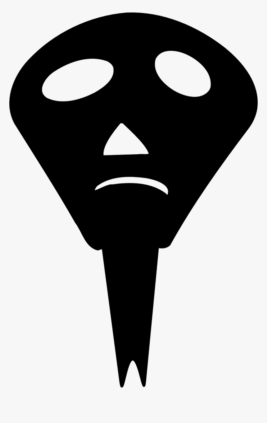 Mask Clip Art - Silueta Mascara, HD Png Download