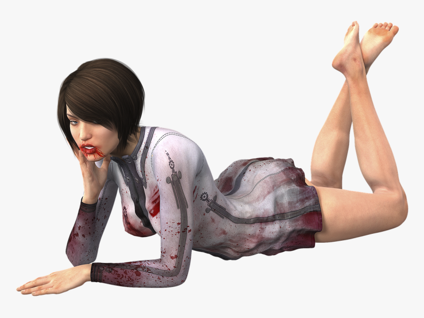 Woman Lying Clothing Free Photo - Lying Body Png, Transparent Png