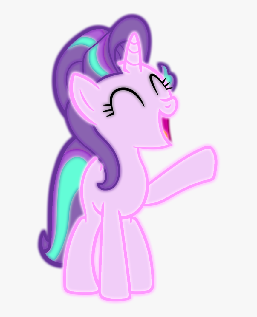 Stay Gold, Eyestrain Warning, Neon, Png, Safe, Simple - Starlight Glimmer Singing, Transparent Png