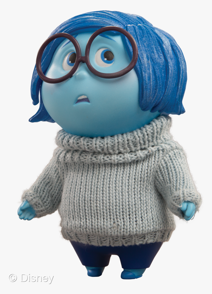 Sadness Action Figure - Sad Inside Out Transparent, HD Png Download