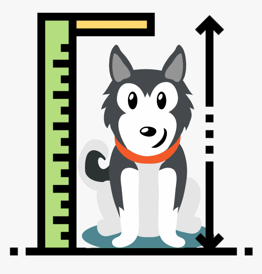 Siberian Husky Size - Icone Altura, HD Png Download