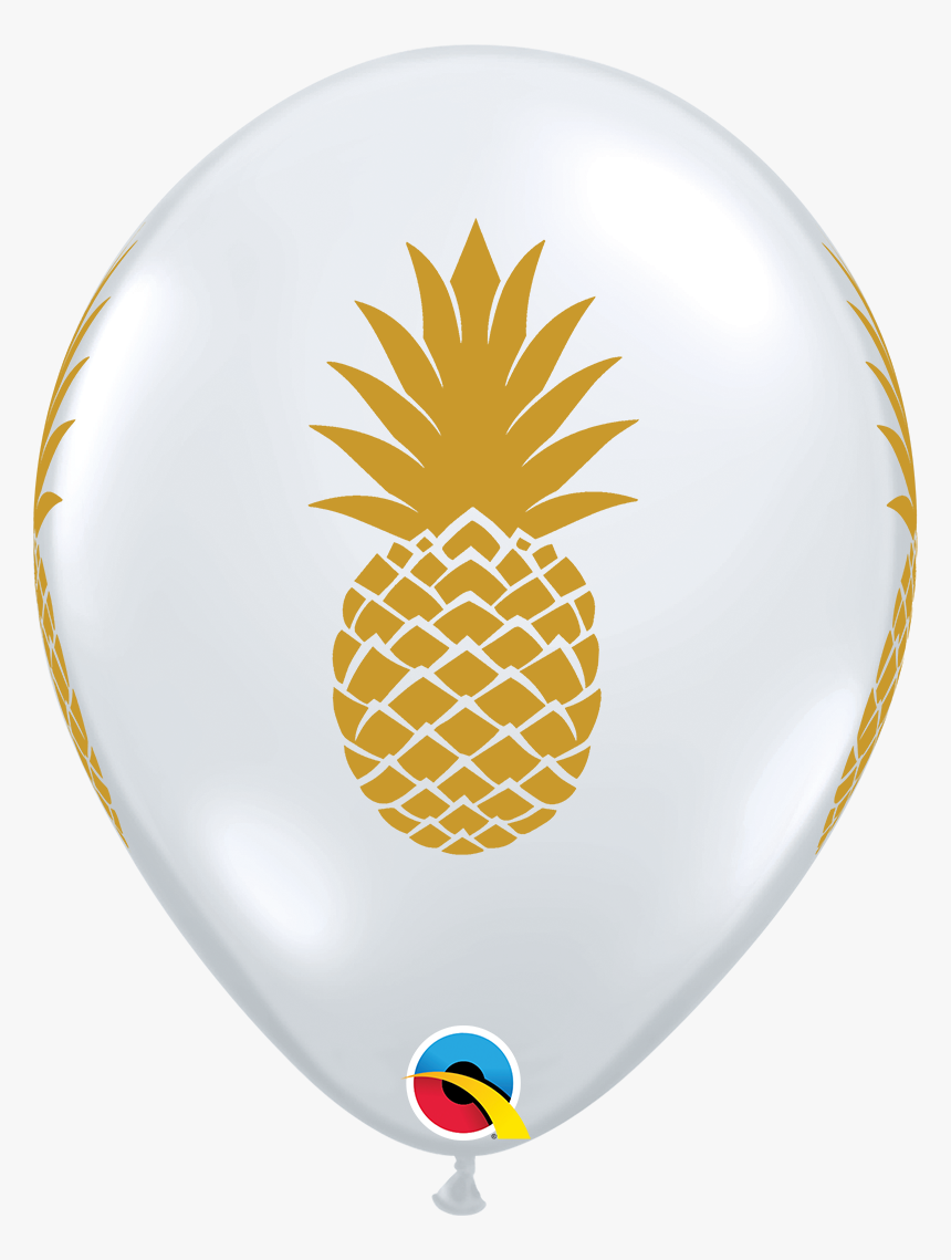 Diamond Clear With Gold Pineapple - Tumbler Pineapple, HD Png Download