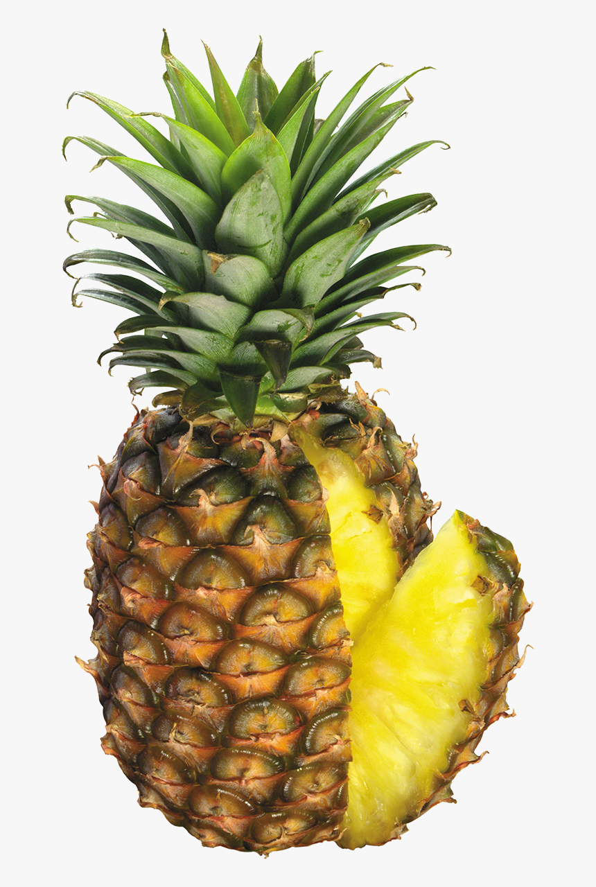 Transparent Free Pineapple Clipart - Pine Apple White Background, HD Png Download