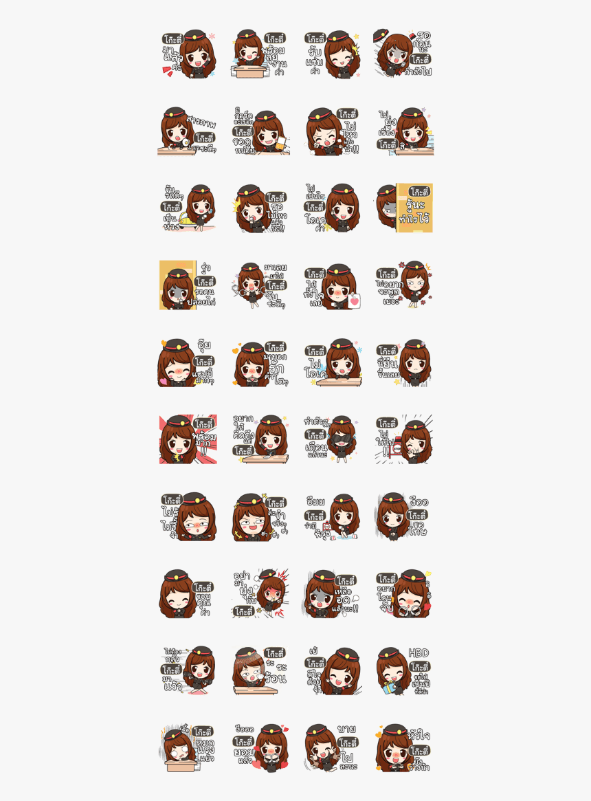 Gotee Mai Beautiful Police Girl - 豚 忍者, HD Png Download