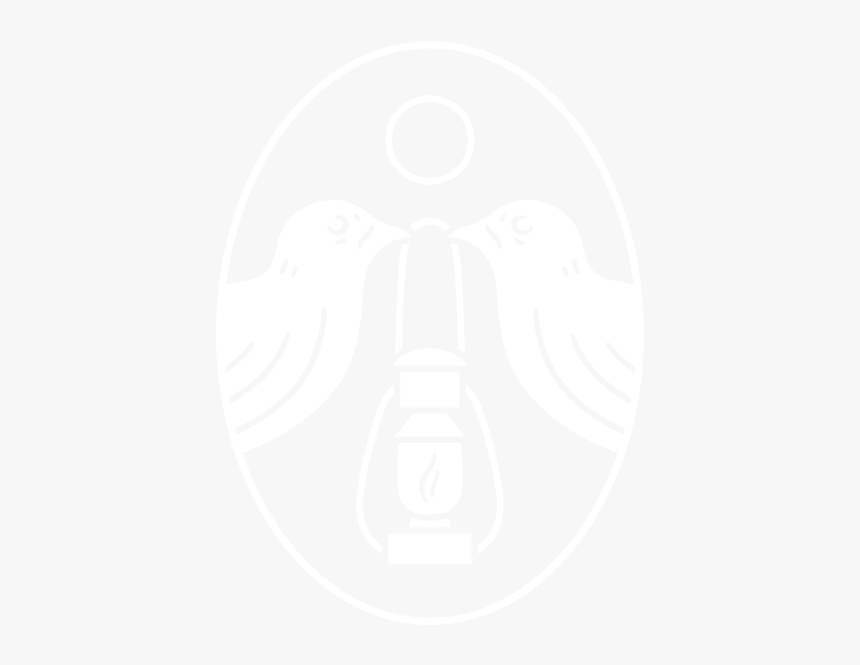 Birds Oval Isolated Bw Copy - Emblem, HD Png Download