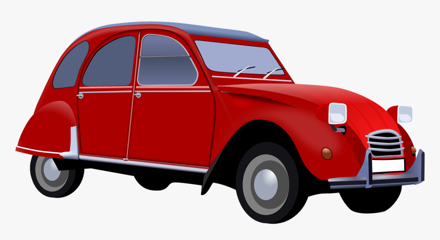 Vintage Cars In Cartoon, HD Png Download