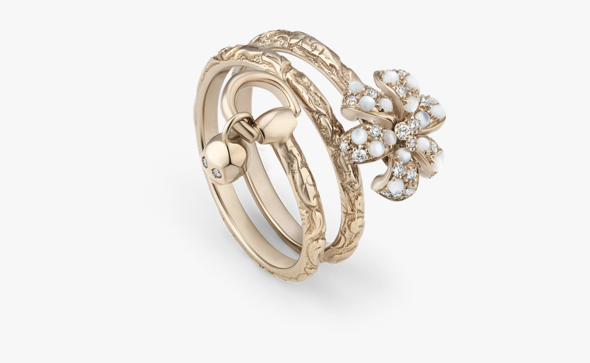 Gucci Jewelry Gucci Flora Ring - Jewellery, HD Png Download