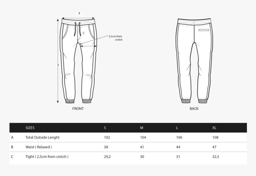 Sizechart Hangten Icon Pant , Png Download - Hang Ten Size Chart Jeans, Transparent Png