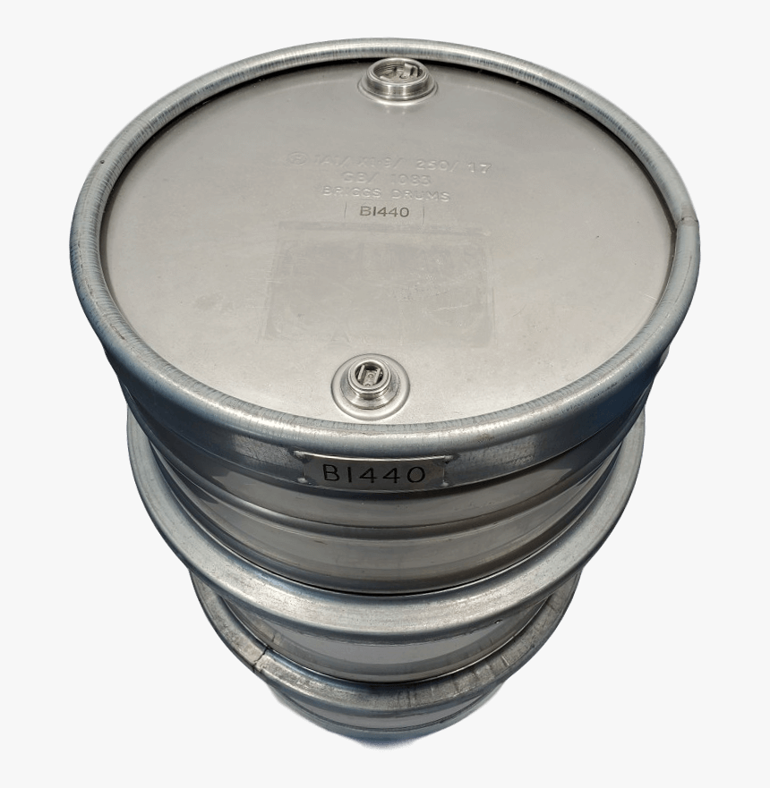55 Gallon Stainless Steel Barrel Closed Top - Circle, HD Png Download