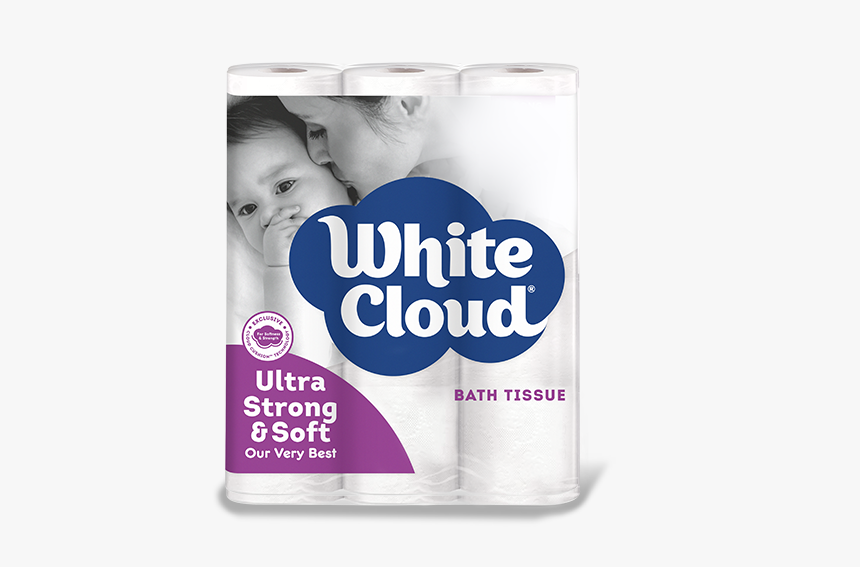 White Cloud® Ultra Strong &soft 12 Roll Pkg - Bonbon, HD Png Download