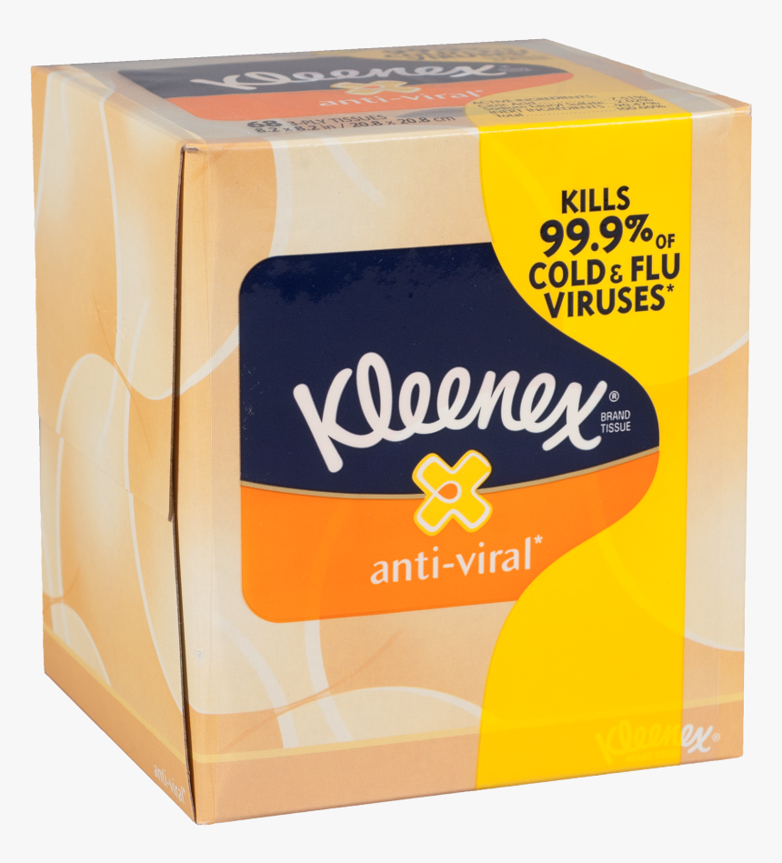Kleenex Anti Viral Facial Tissues - Kleenex, HD Png Download