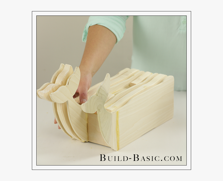 Diy Tissue Box Cover By Build Basic - Plywood, HD Png Download