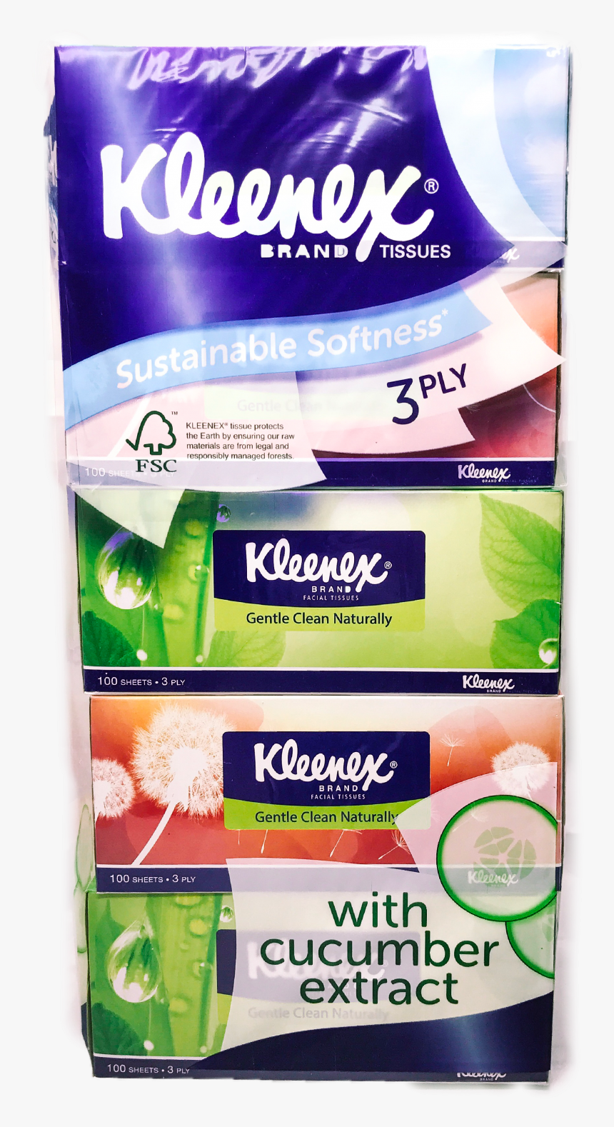 Kleenex Box Tissue 3ply 5x100s 
 Title Kleenex Box - Kleenex, HD Png Download