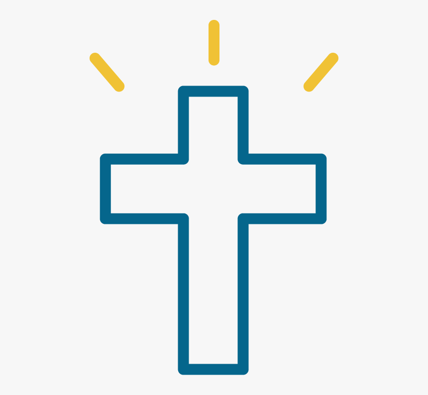 Christ-centered Blue - Cross, HD Png Download