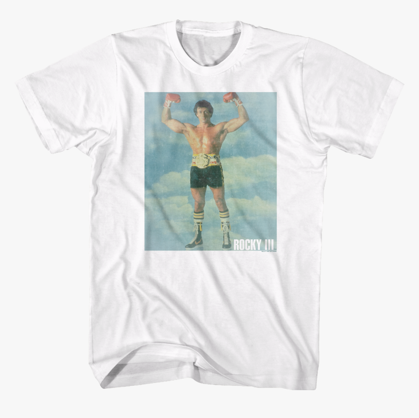 Flexing Rocky Iii T-shirt - Active Shirt, HD Png Download