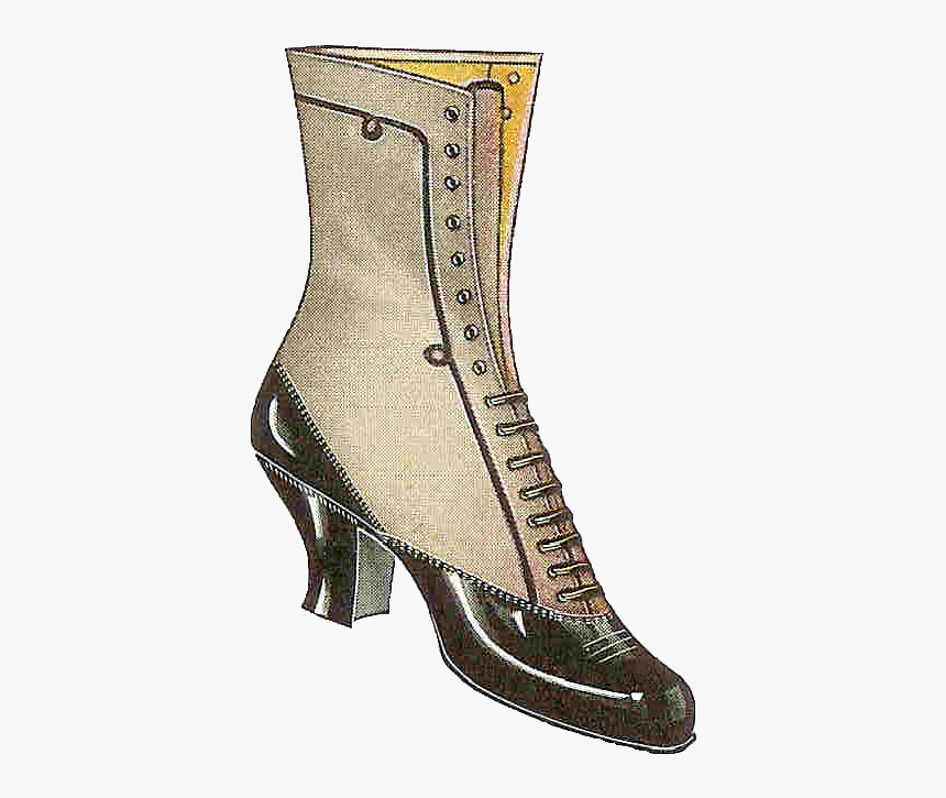 Boots Clipart Lady Boot - Shoe, HD Png Download