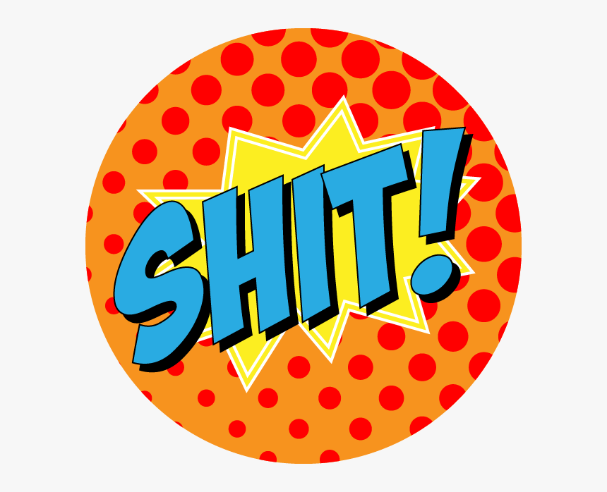 Sassy Superhero Stickers Messages Sticker-9 - Circle, HD Png Download