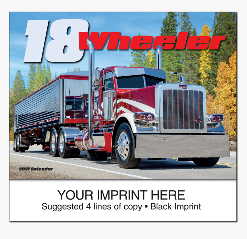 Picture Of 18 Wheeler Wall Calendar - Trailer Truck, HD Png Download
