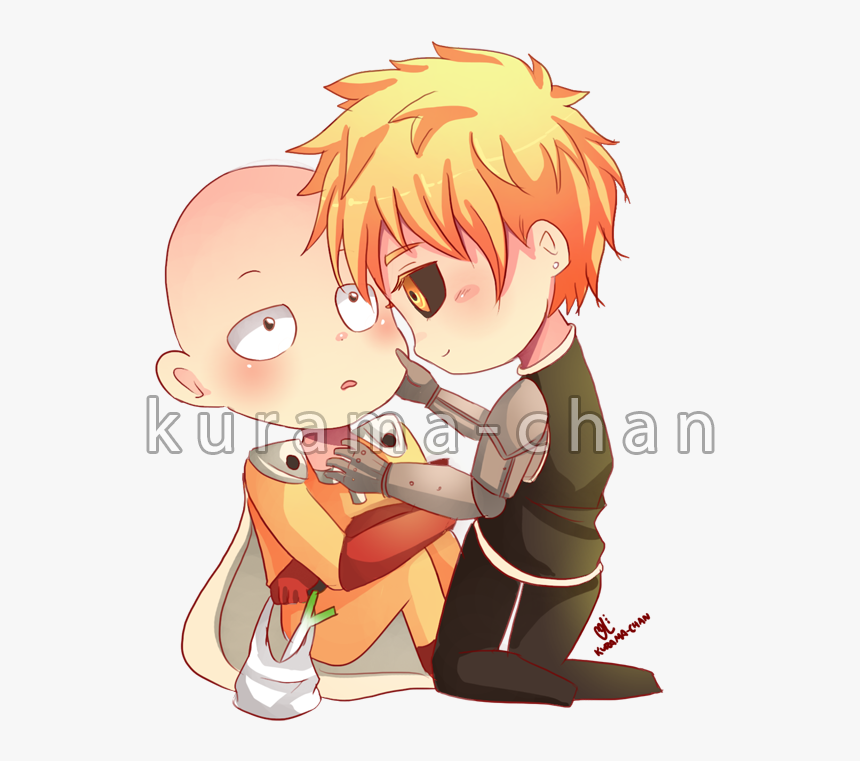 Jpg Freeuse One Punch Man X Genos By Kurama - One Punch Man, HD Png Download