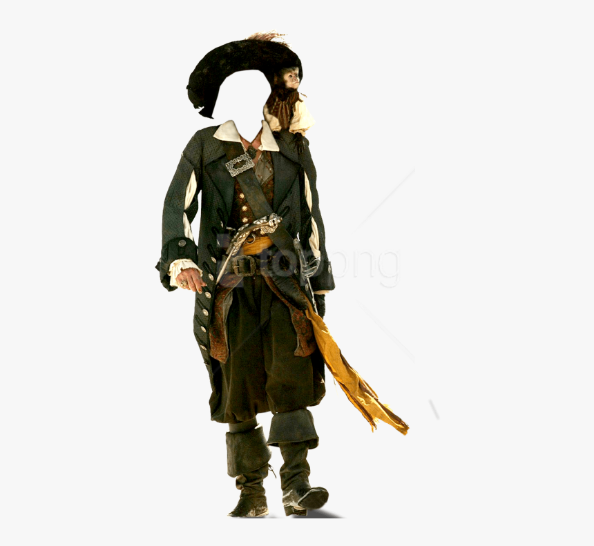 Pirate Png - Pirates Of The Caribbean Barbossa Costume, Transparent Png