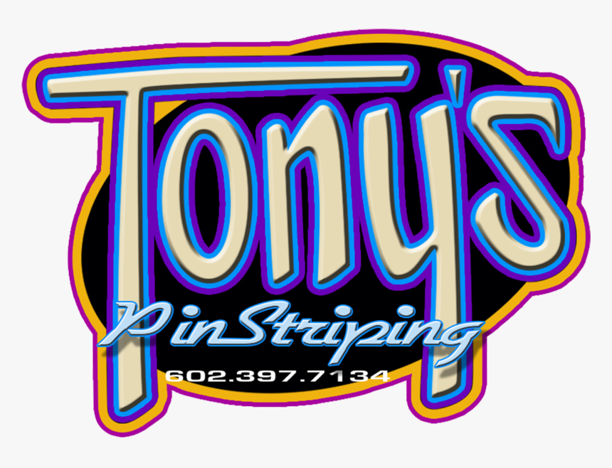 Tonys Pinstriping - Graphic Design, HD Png Download