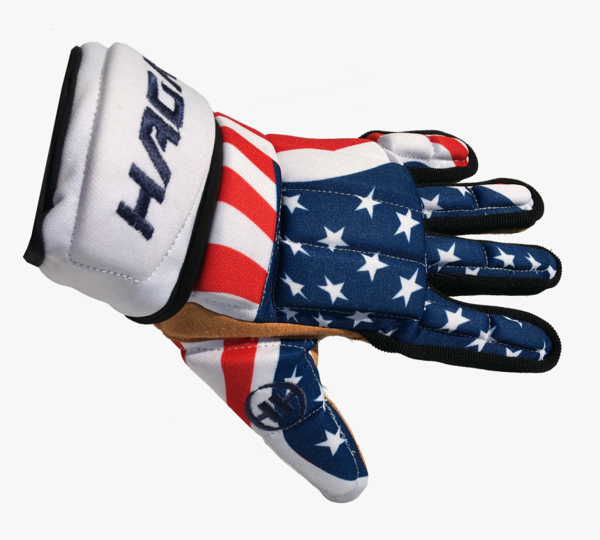 H-1 Player Glove Red/white/blue - Carmine, HD Png Download