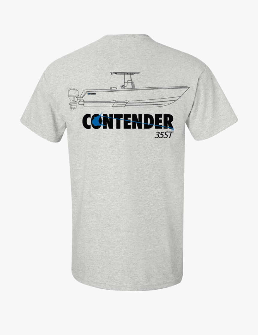 Contender 35st Blueprint Ash Short Sleeve Pocket T - Active Shirt, HD Png Download