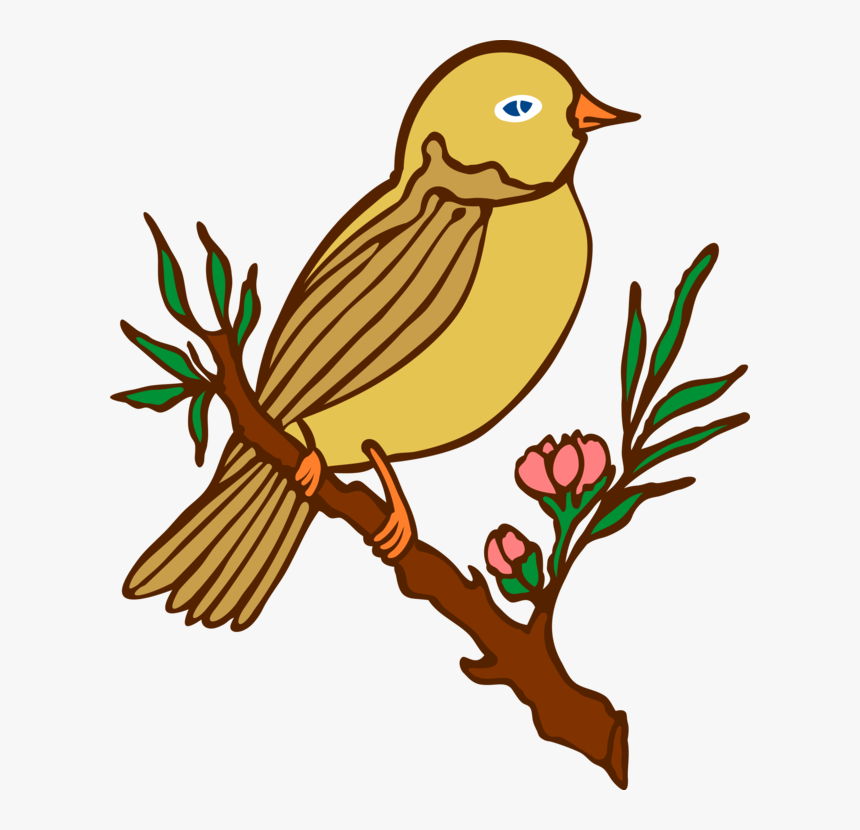 Lovebird Goose Cockatiel Poetry - Bird On Tree Branch Silhouette, HD Png Download