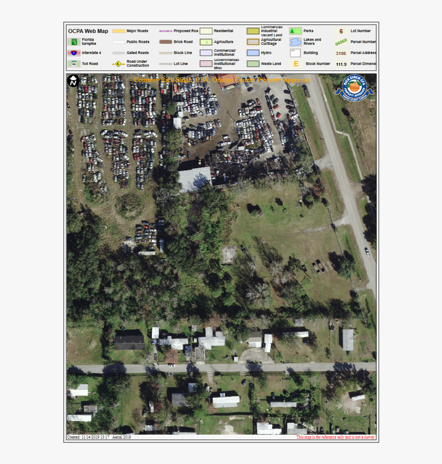225 N 5th St, Orlando, Fl For Sale - Aerial Photography, HD Png Download