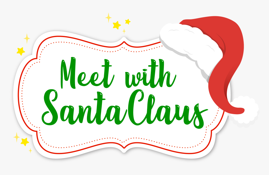 Meet With Santa Claus - Illustration, HD Png Download