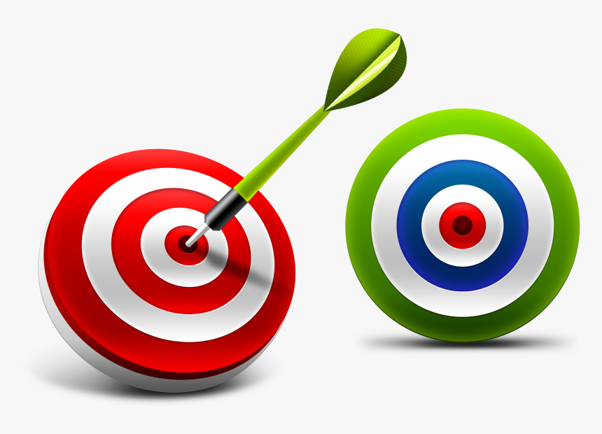 Darts Three Dimensional Space - Business Aim Png, Transparent Png
