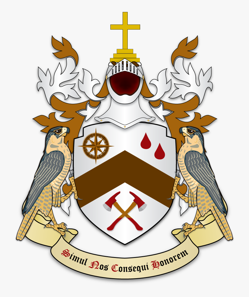 Armorial Achievement For Chris Brown - Coat Of Arms, HD Png Download