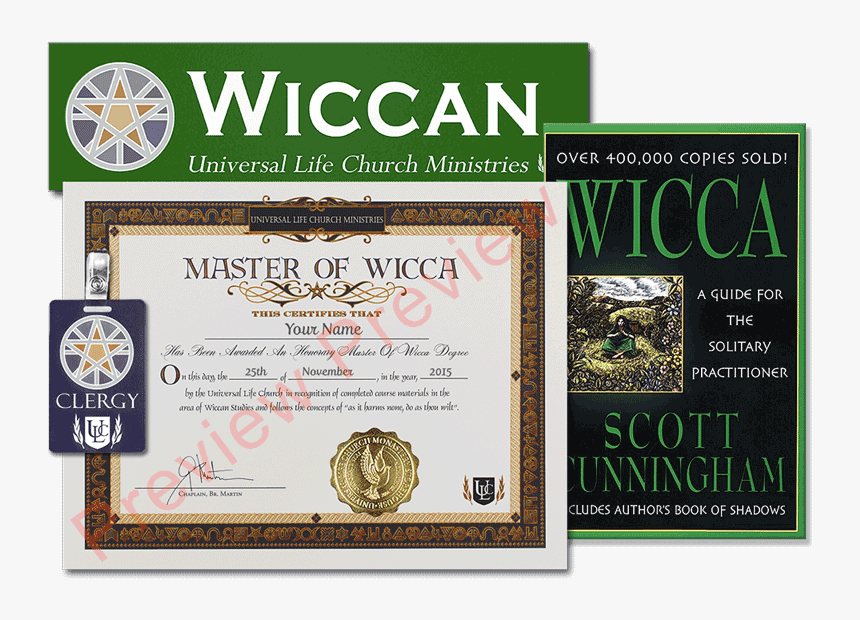Master Of Wicca Package - Diploma, HD Png Download