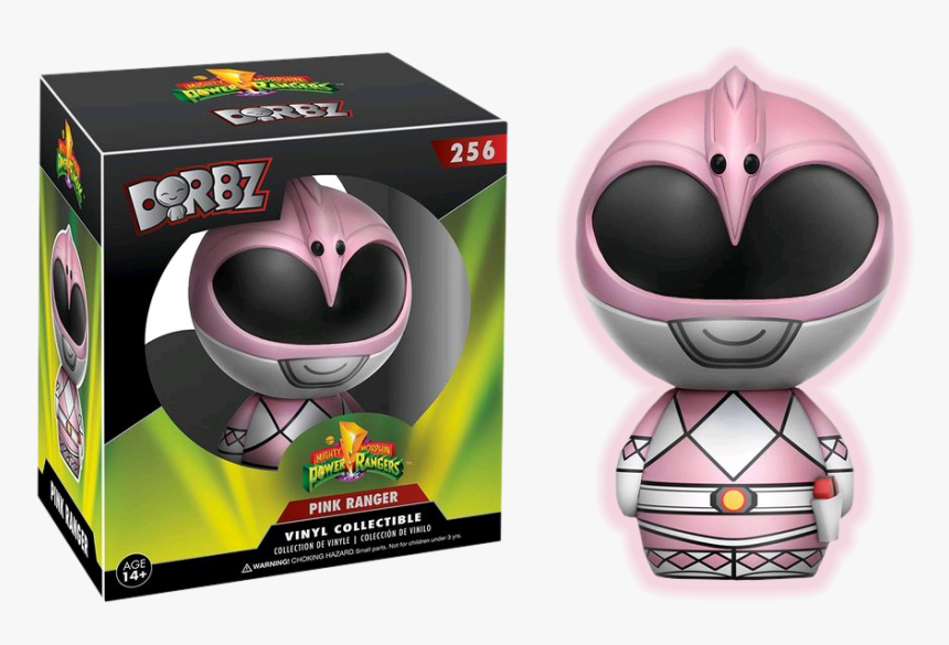 Pink Ranger Glow In The Dark Dorbz Vinyl Figure - Red Ranger Dorbz, HD Png Download