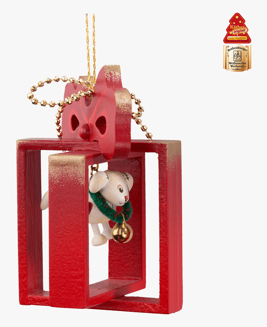 Present With Sheep, Red - Cartoon, HD Png Download