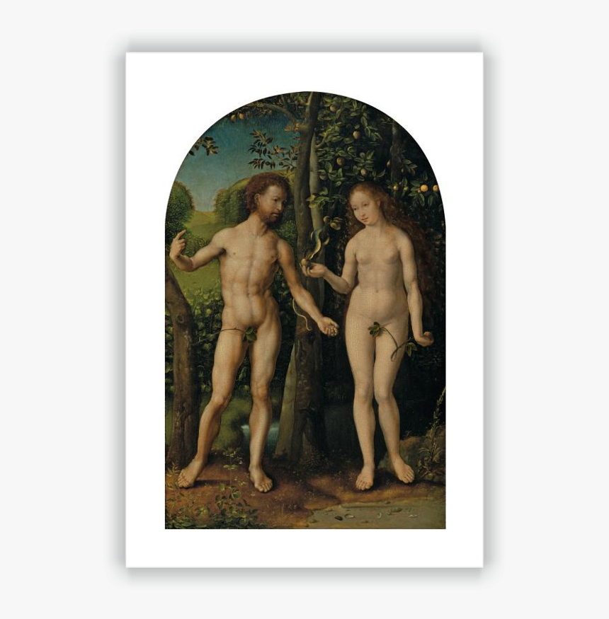 Adam And Eve Mural, HD Png Download
