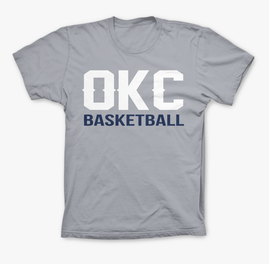 Okc Basketball Mock - T Shirt, HD Png Download