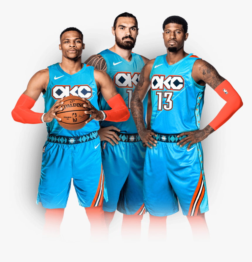 New City Edition - Thunder Native American Jerseys, HD Png Download