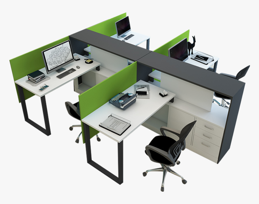 Financial Desks And Chairs Than Simple Combination - Computer Desk, HD Png Download