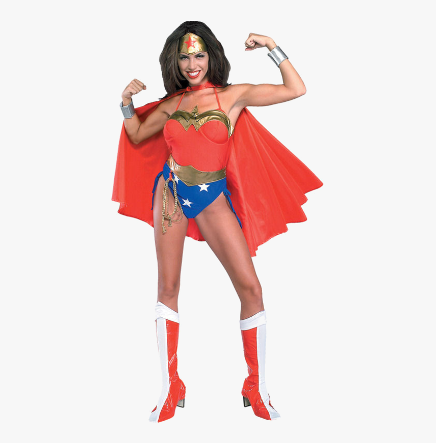 Wonder Woman Super Hero Costume - Wonder Woman Costume Adult, HD Png Download