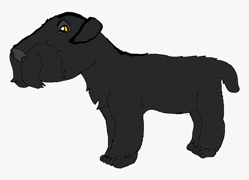 Black Russian Terrier - Dog, HD Png Download