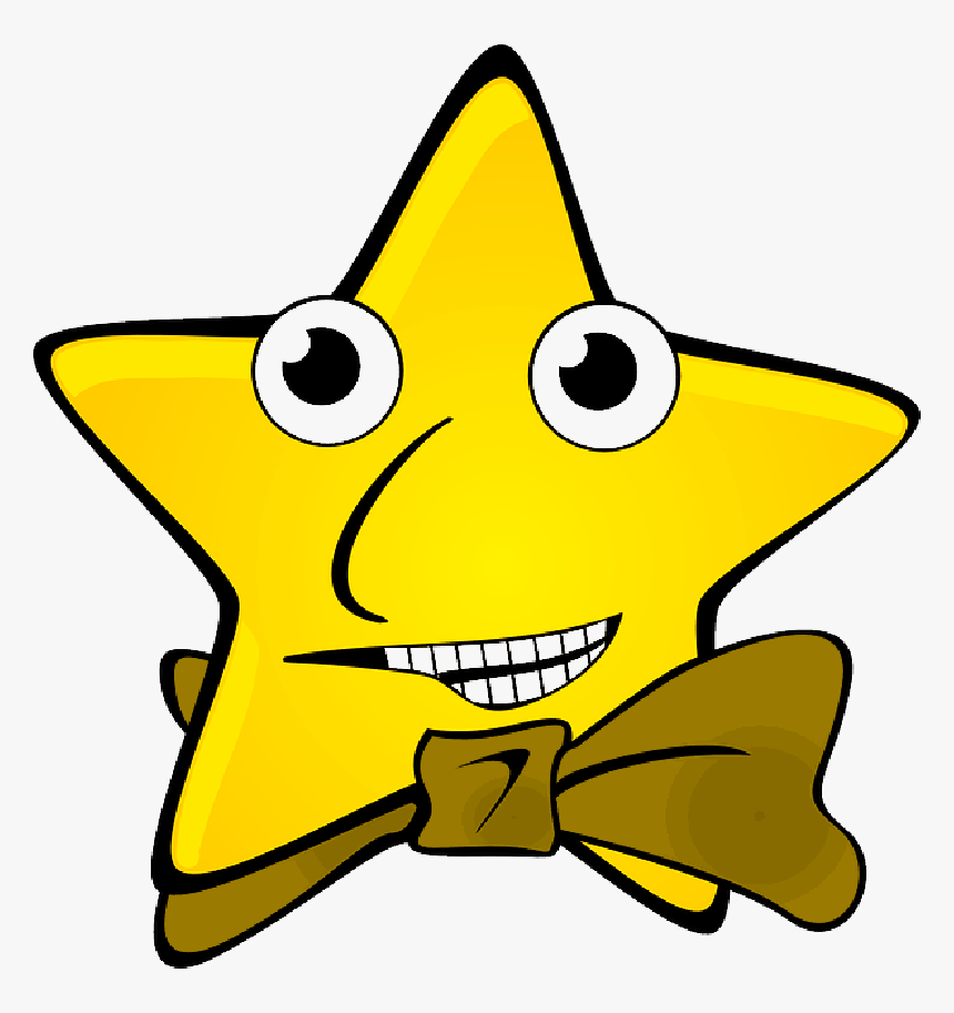 Star, Face, Party, Funny, Bow Tie, Tie - Hình Đuổi Hình Bắt Chữ, HD Png Download