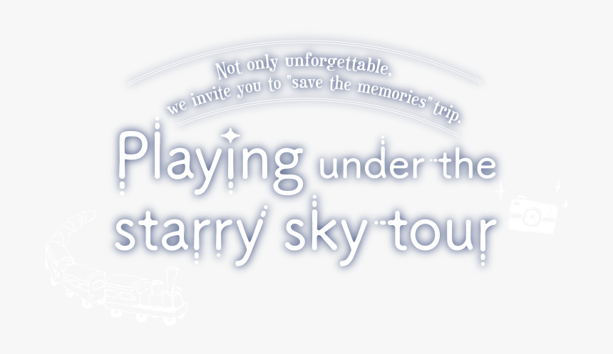 Playing Under The Starry Sky Tour - Printing, HD Png Download