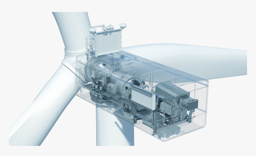 7-129 Onshore Wind Turbine Techical Drawing - Pipe, HD Png Download