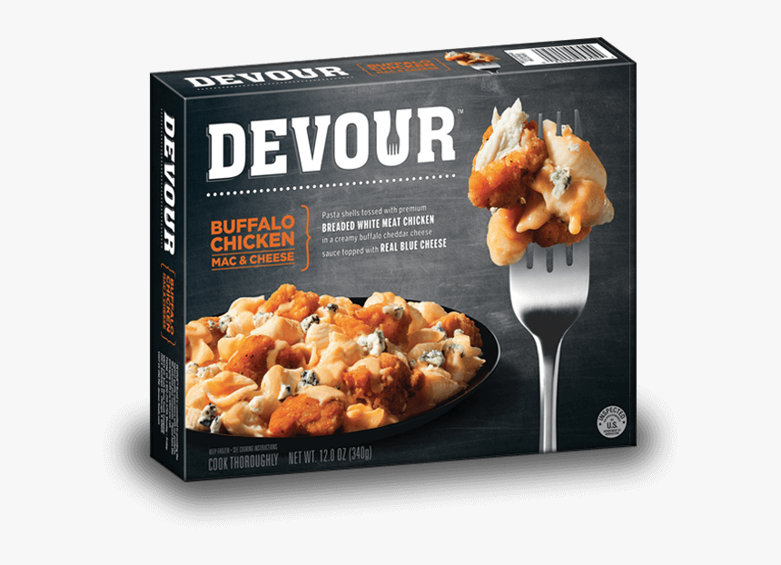 Tv Dinner Box Png - Devour Buffalo Chicken Mac And Cheese, Transparent Png
