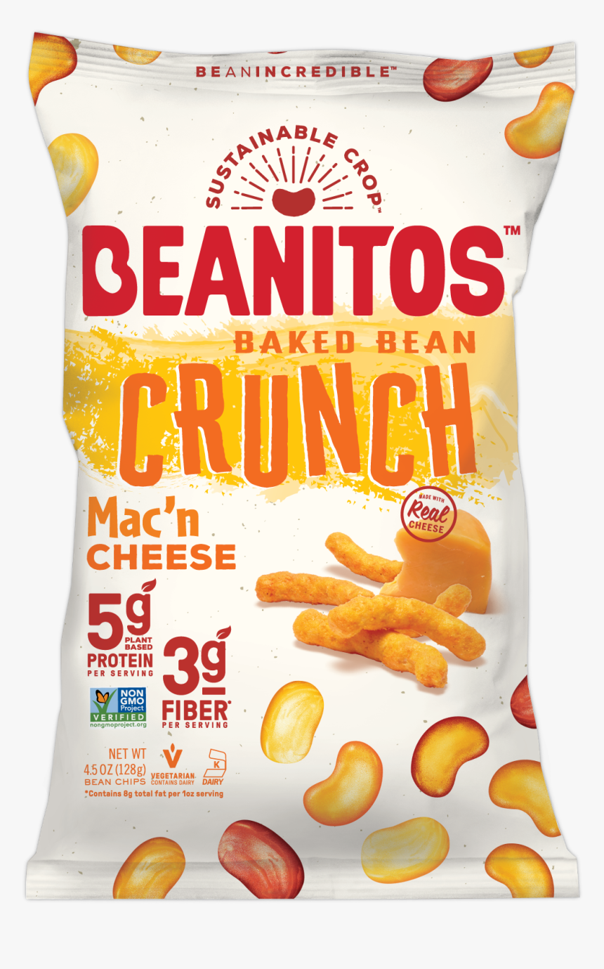 Mac N Cheese Crunch Baked Bean Chips - Junk Food, HD Png Download